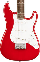 Guitare électrique forme str Squier Mini Strat V2 (LAU) - Dakota red