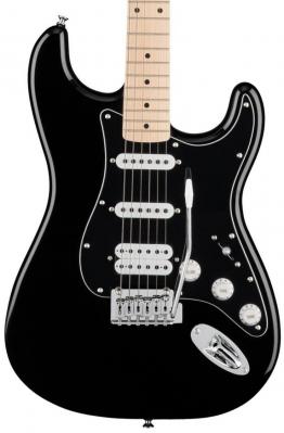 Guitare électrique solid body Squier FSR Affinity Series Stratocaster HSS Black Pickguard Ltd - Black