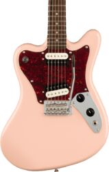 Guitare électrique rétro rock Squier Super-Sonic Paranormal - Shell pink