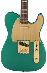 Guitare électrique forme tel Squier 40th Anniversary Telecaster Gold Edition - Sherwood green metallic