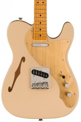 Guitare électrique solid body Squier FSR Classic Vibe '60s Telecaster Thinline, Gold Anodized Pickguard - Desert sand