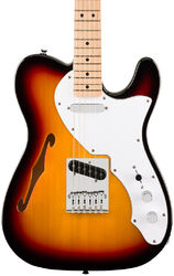 Guitare électrique 1/2 caisse Squier Affinity Telecaster Thinline - 3-color sunburst