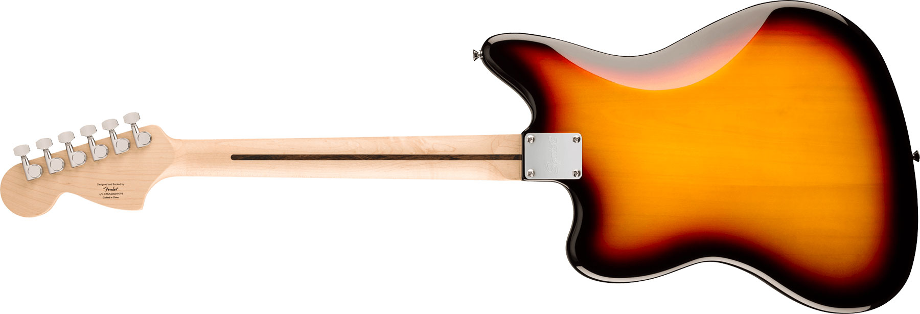 Squier Jaguar Affinity 2s Trem Lau - 3-color Sunburst - Guitare Électrique RÉtro Rock - Variation 2