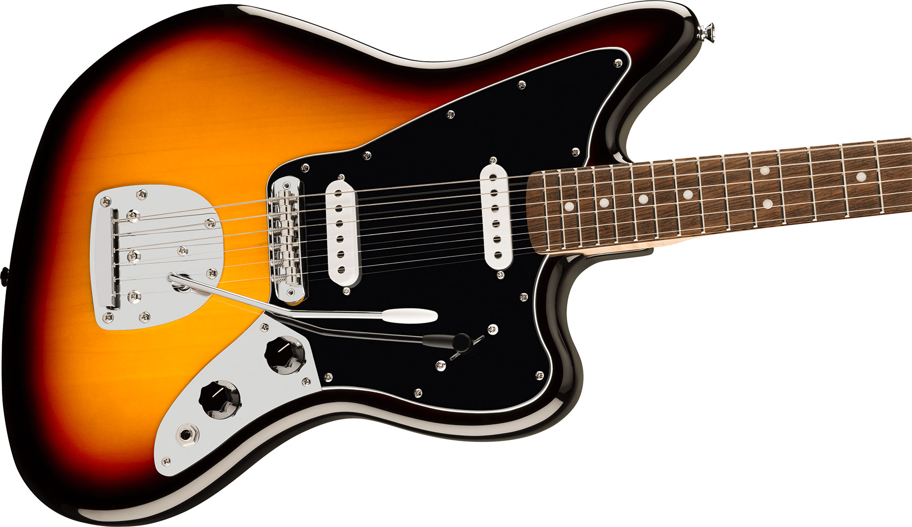 Squier Jaguar Affinity 2s Trem Lau - 3-color Sunburst - Guitare Électrique RÉtro Rock - Variation 3
