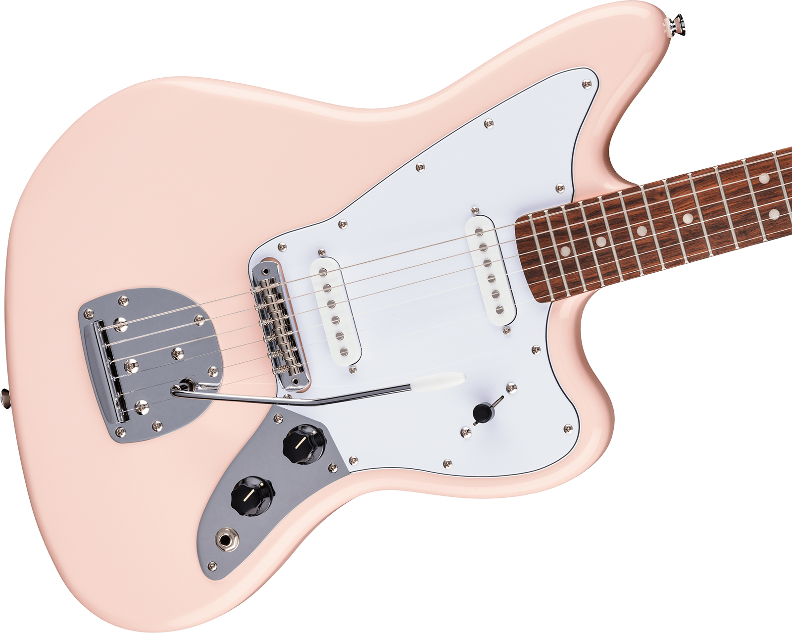 Squier Jaguar Affinity Fsr Shsc 2s Trem Lau - Shell Pink - Guitare Électrique RÉtro Rock - Variation 2