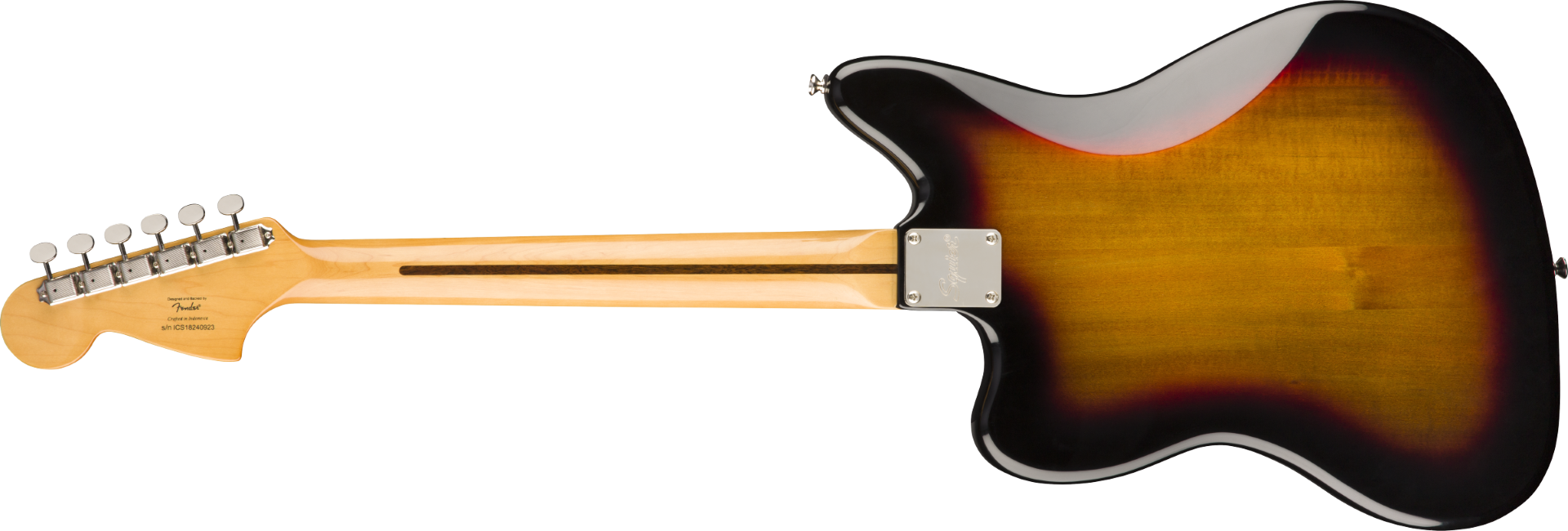 Squier Jaguar Classic Vibe 70s 2019 Lau - 3-color Sunburst - Guitare Électrique RÉtro Rock - Variation 1
