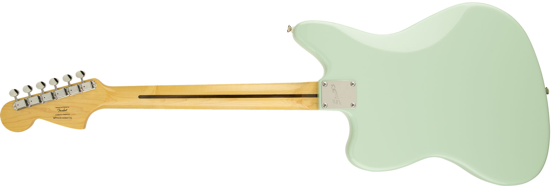 Squier Jaguar Vintage Modified Ss Lau - Surf Green - Guitare Électrique Forme Str - Variation 1