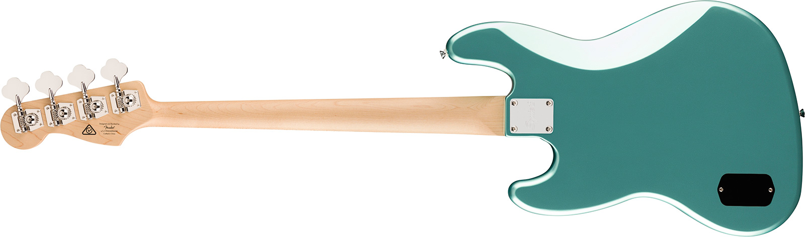 Squier Jazz Bass Active Affinity Lau - Mystic Seafoam Green - Basse Électrique Solid Body - Variation 1