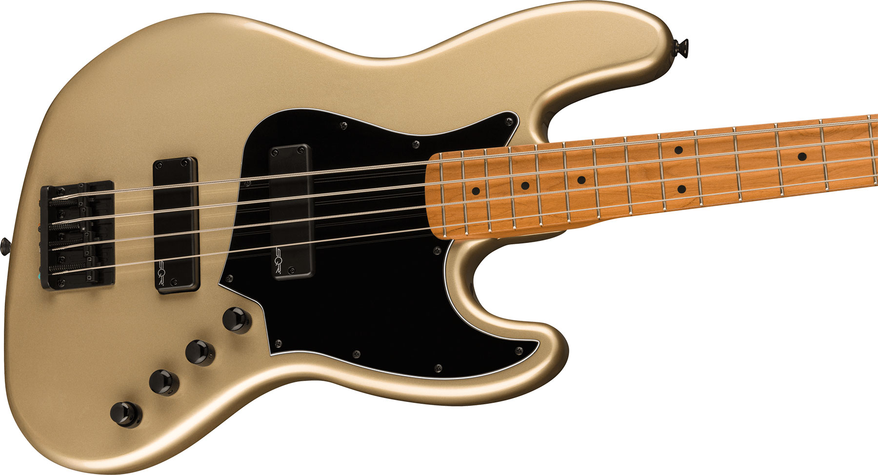 Squier Jazz Bass Contemporary Active Hh Mn - Shoreline Gold - Basse Électrique Solid Body - Variation 2