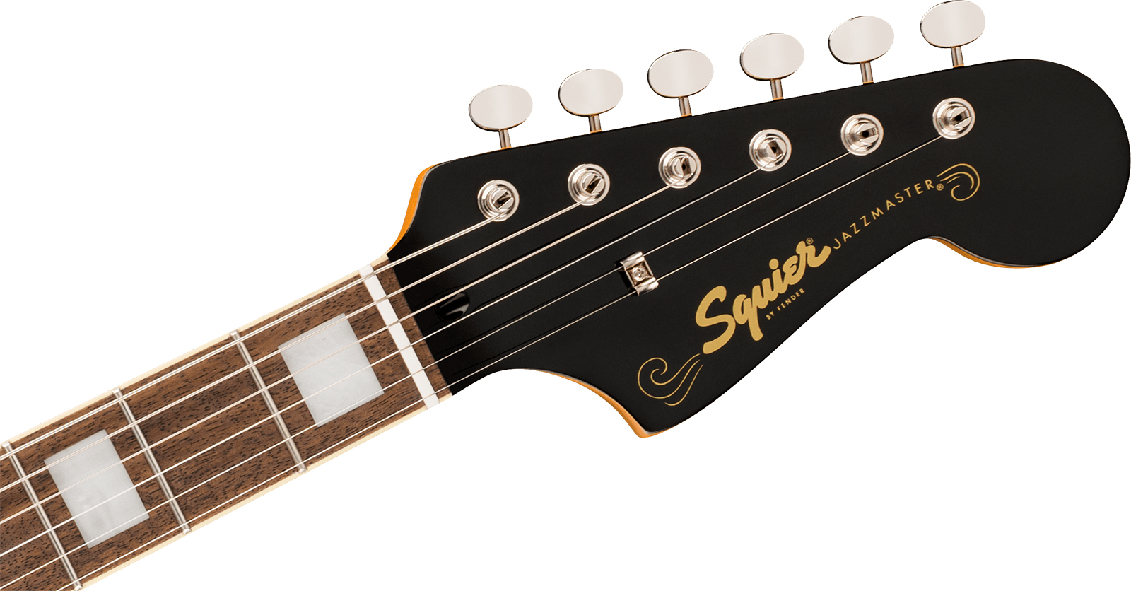 Squier Jazzmaster 60s Classic Vibe Ltd 2s Trem Lau - Black - Guitare Électrique RÉtro Rock - Variation 2