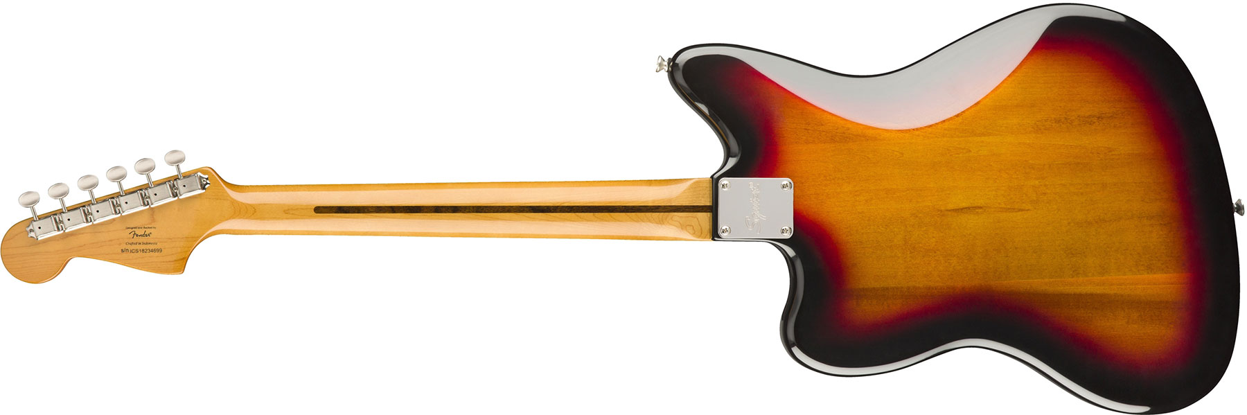 Squier Jazzmaster Classic Vibe 60s 2019 Lau - 3-color Sunburst - Guitare Électrique RÉtro Rock - Variation 1