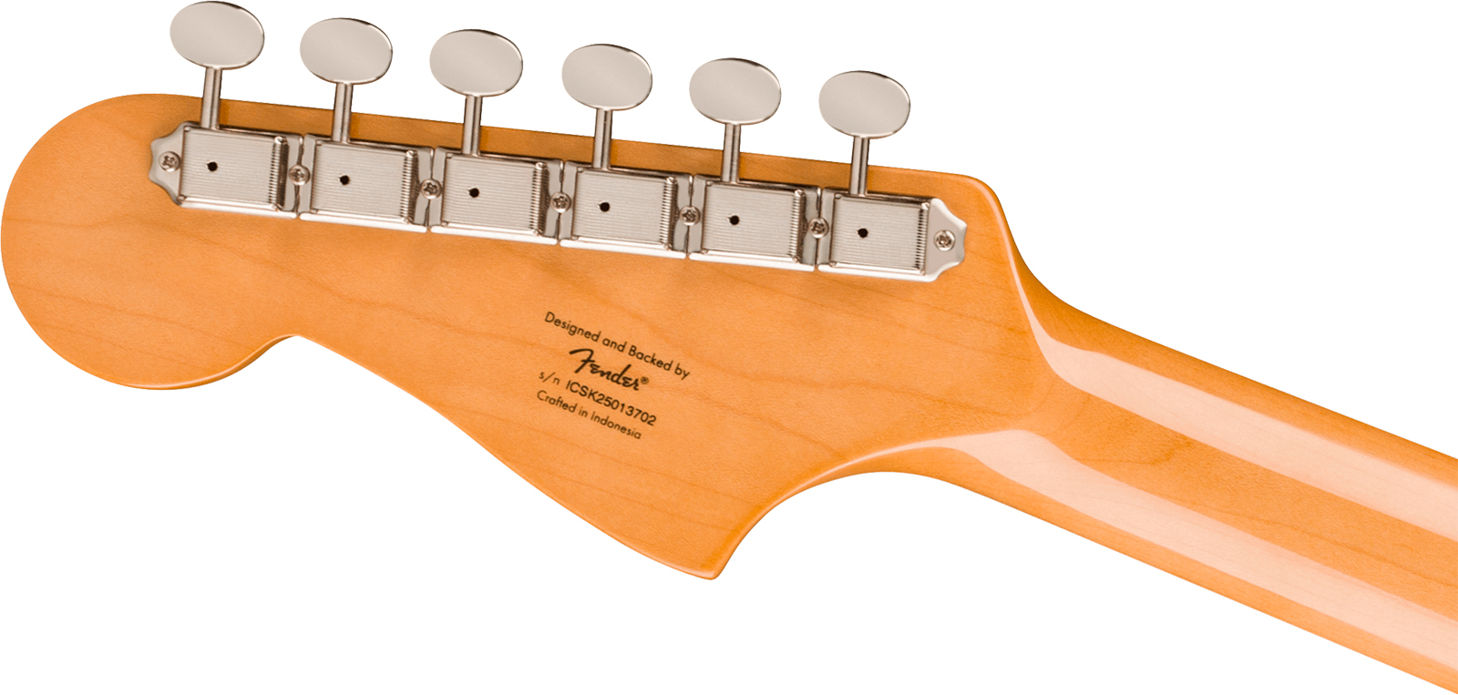 Squier Jazzmaster Classic Vibe 60s Fsr Ltd 2s Trem Lau - Aztec Gold Matching Headstock - Guitare Électrique RÉtro Rock - Variation 4