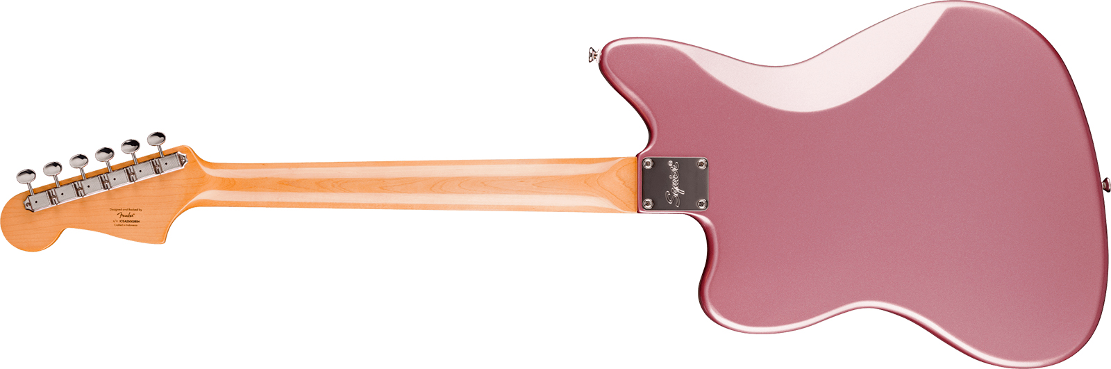 Squier Jazzmaster Classic Vibe 60s Ltd 2s Trem Lau - Burgundy Mist - Guitare Électrique RÉtro Rock - Variation 1