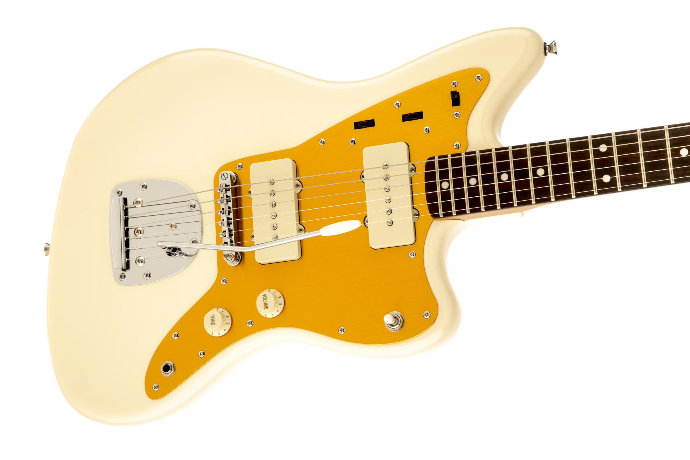 Squier Jazzmaster J Mascis (lau) - Vintage White - Guitare Électrique RÉtro Rock - Variation 2