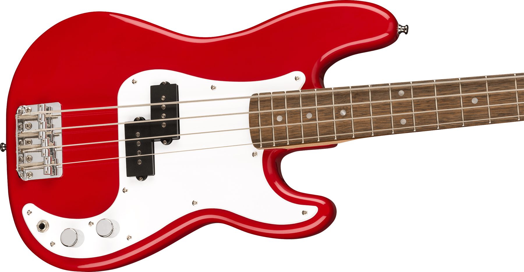 Squier Mini Precision Bass Bullet Lau - Dakota Red - Basse Électrique Enfants - Variation 2