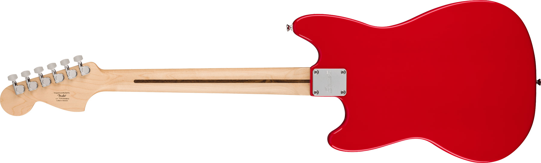 Squier Mustang Sonic 2s Ht Mn - Torino Red - Guitare Électrique RÉtro Rock - Variation 1