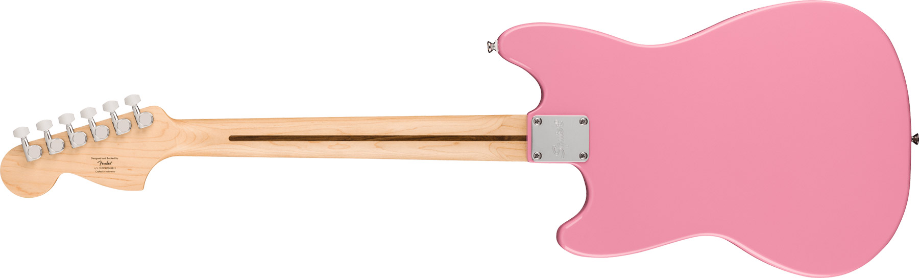 Squier Mustang Sonic Hh 2h Ht Mn - Flash Pink - Guitare Électrique RÉtro Rock - Variation 1
