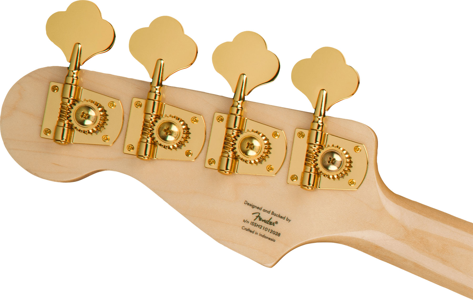 Squier Precision Bass 40th Anniversary Gold Edition Lau - Black - Basse Électrique Solid Body - Variation 3