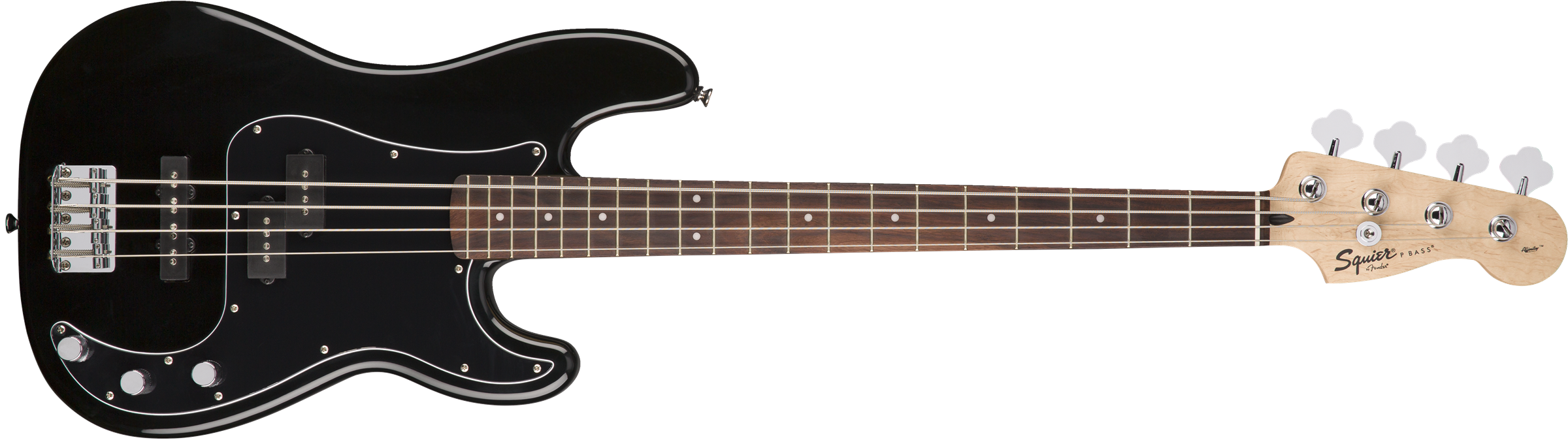 Squier Precision Bass Pj Affinity Series +fender Rumble 15 V3 Lau - Black - Basse Électrique Solid Body - Variation 2