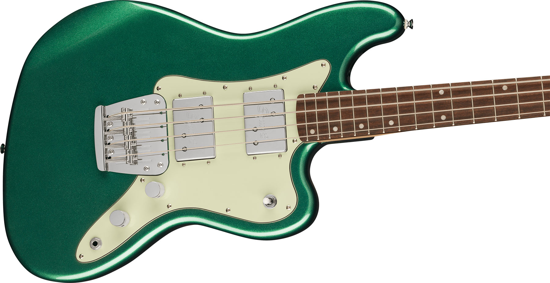 Squier Rascal Bass Hh Paranormal 2h Lau - Sherwood Green - Basse Électrique Solid Body - Variation 2