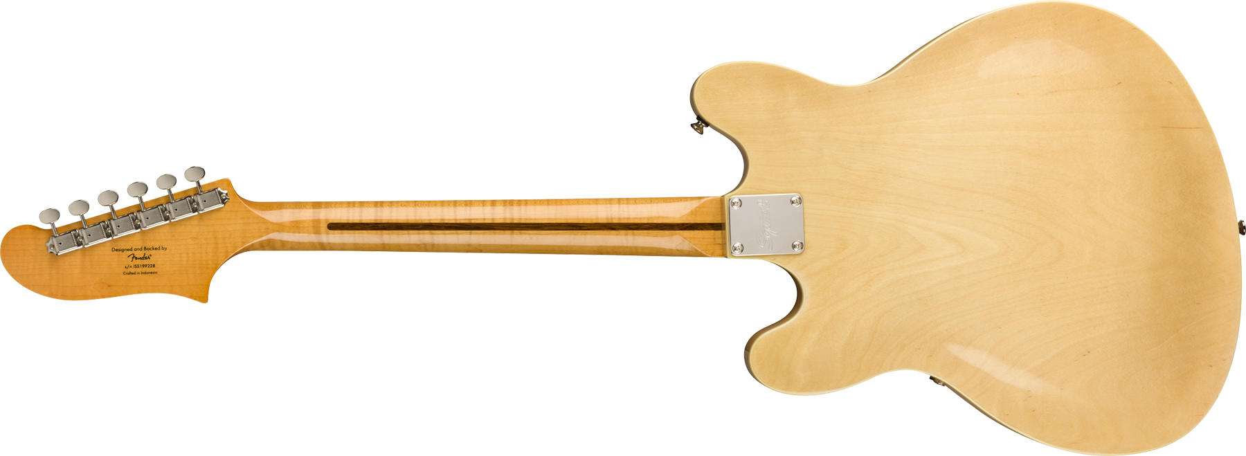 Squier Starcaster Classic Vibe 2019 Hh Ht Mn - Natural - Guitare Électrique 1/2 Caisse - Variation 1