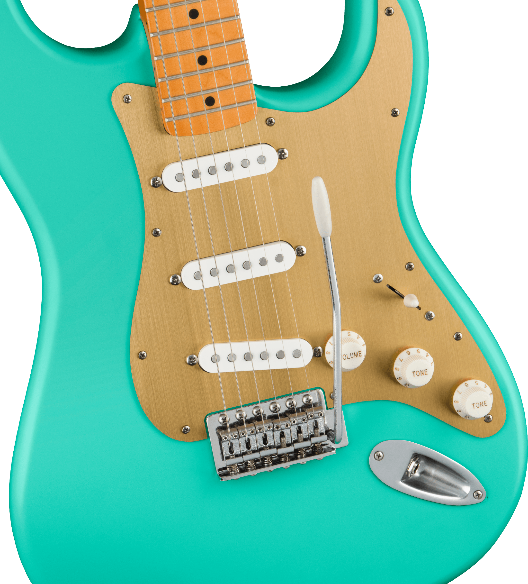 Squier Strat 40th Anniversary Vintage Edition Mn - Satin Seafoam Green - Guitare Électrique Forme Str - Variation 2