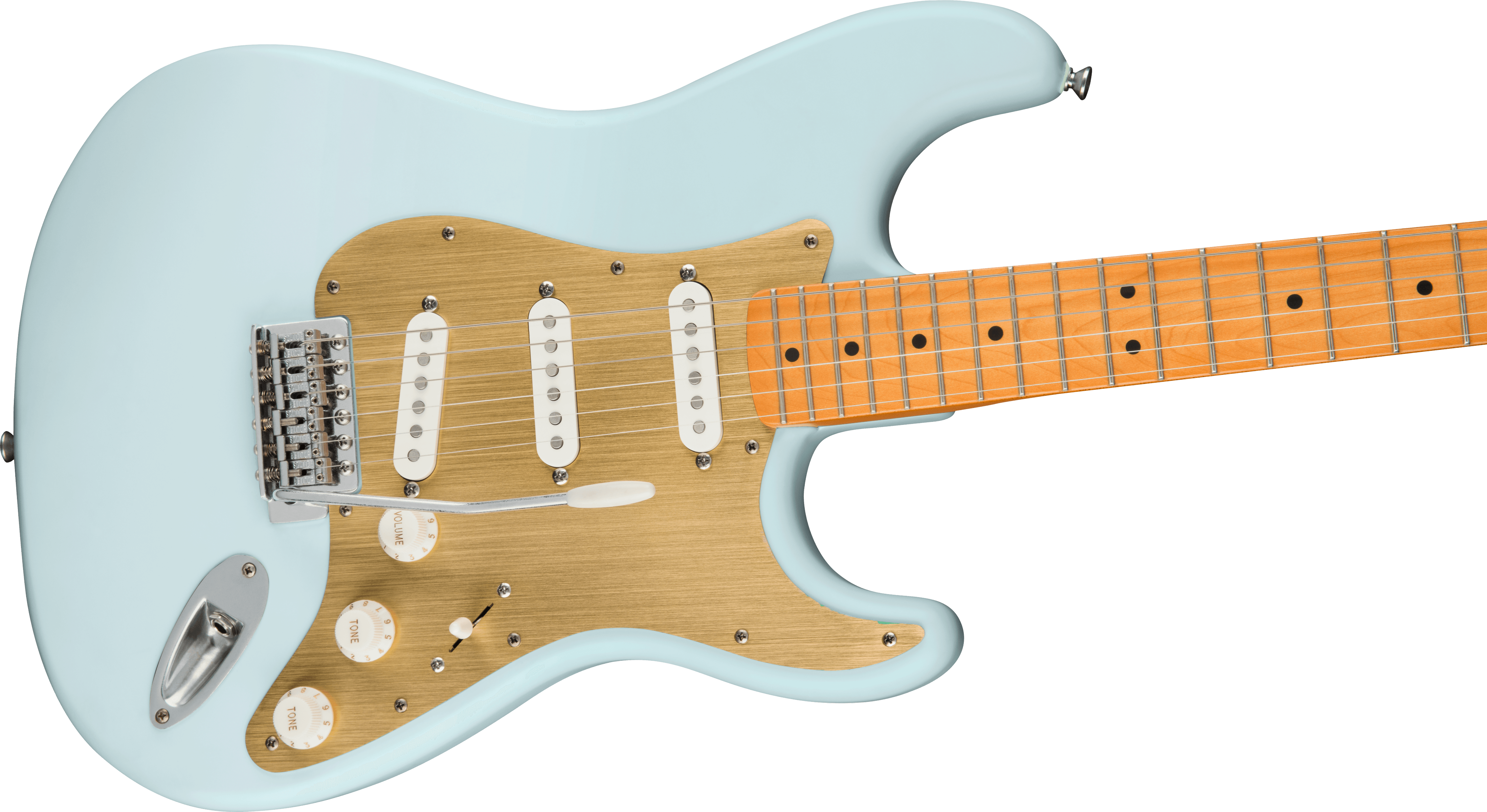 Squier Strat 40th Anniversary Vintage Edition Mn - Satin Sonic Blue - Guitare Électrique Forme Str - Variation 2