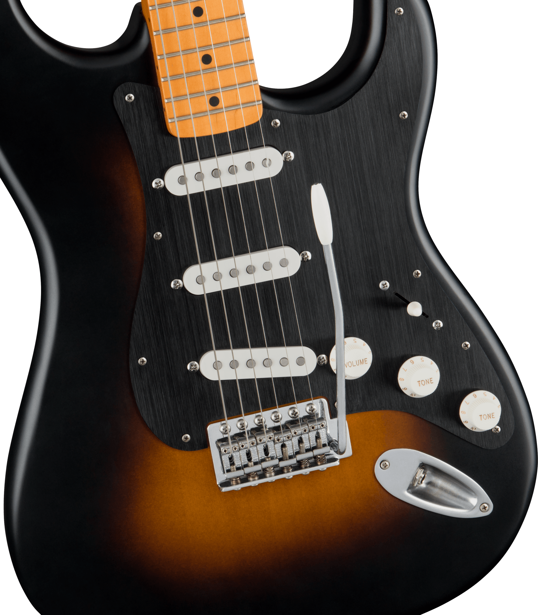 Squier Strat 40th Anniversary Vintage Edition Mn - Satin Wide 2-color Sunburst - Guitare Électrique Forme Str - Variation 2