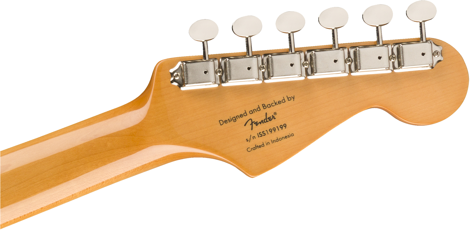 Guitare électrique gaucher avec Tremolo, manche en érable, Logo