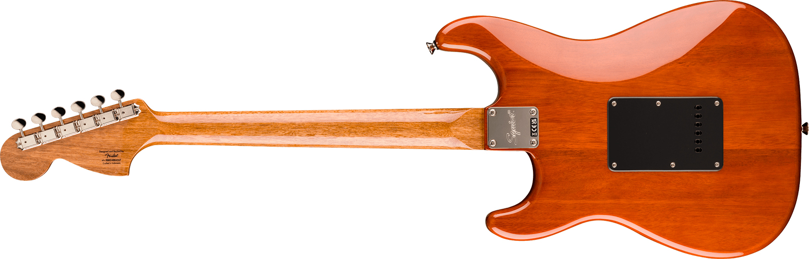 Squier Strat 70s Classic Vibe Fsr Ltd 3s Trem Lau - Mocha - Guitare Électrique Forme Str - Variation 1