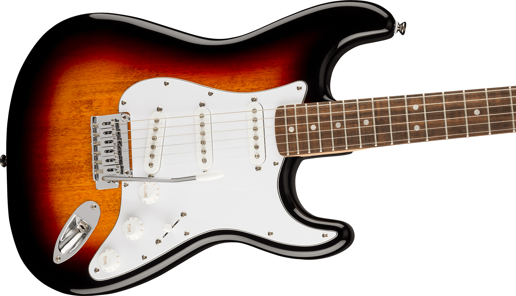 Squier Strat Affinity 2021 Sss Trem Lau - 3-color Sunburst - Guitare Électrique Forme Str - Variation 2