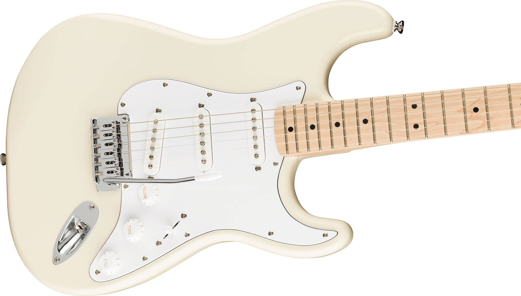 Squier Strat Affinity 2021 Sss Trem Mn - Olympic White - Guitare Électrique Forme Str - Variation 2