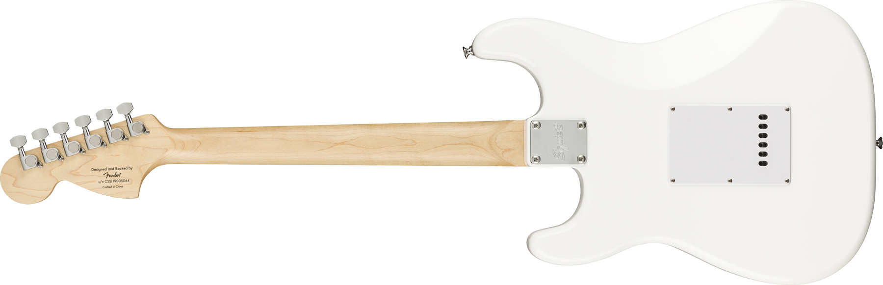 Squier Strat Affinity Fsr Ltd 2020 3s Trem Mn - Olympic White - Guitare Électrique Forme Str - Variation 1