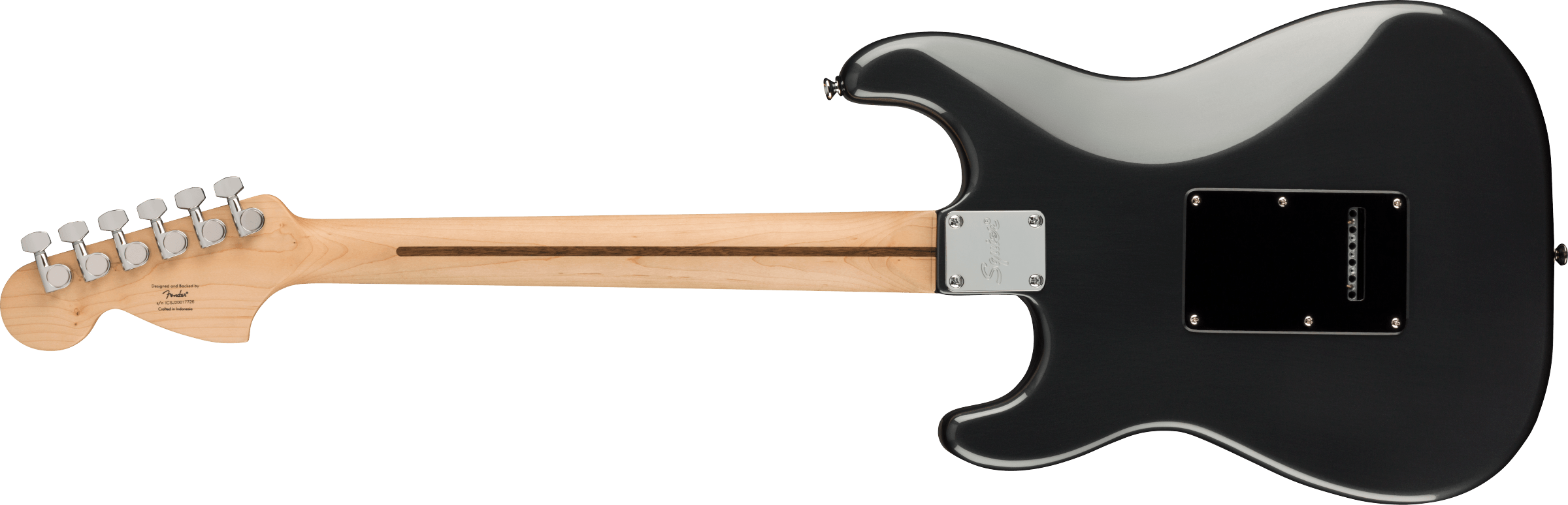Squier Strat Affinity Hss Pack +fender Frontman 15g 2021 Trem Lau - Charcoal Frost Metallic - Pack Guitare Électrique - Variation 2