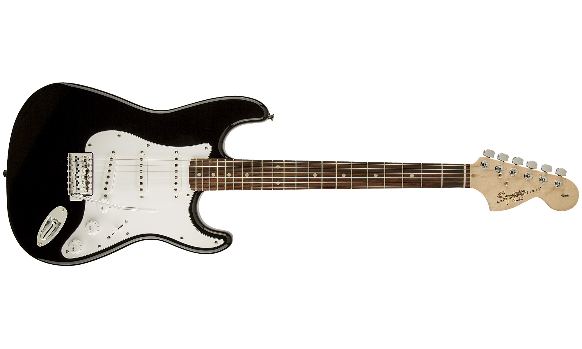 Squier Strat Affinity Series 3s Rw - Black - Guitare Électrique Forme Str - Variation 4