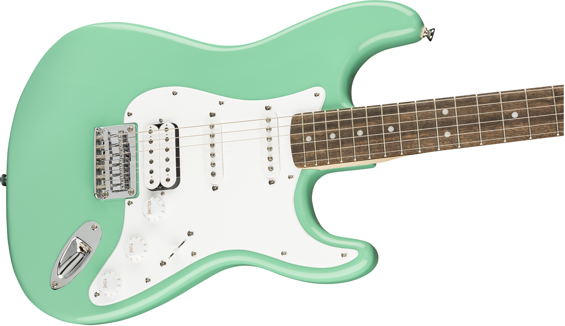 Squier Strat Bullet Fsr Ltd Hss Ht Lau - Sea Foam Green - Guitare Électrique Forme Str - Variation 2