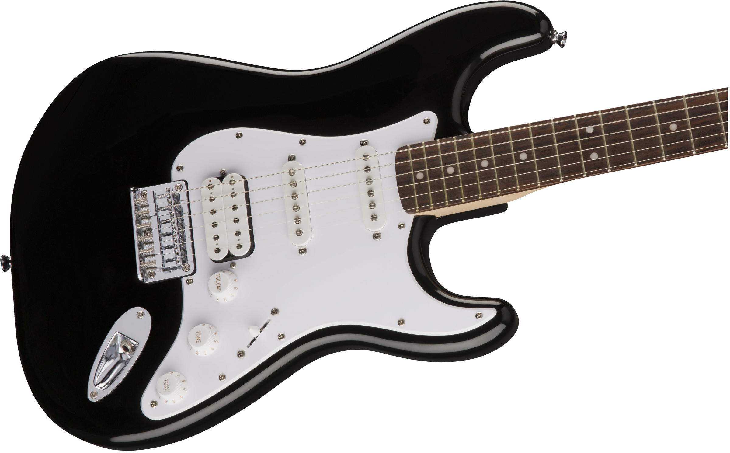 Squier Strat Bullet Ht Hss Rw - Black - Guitare Électrique Forme Str - Variation 2