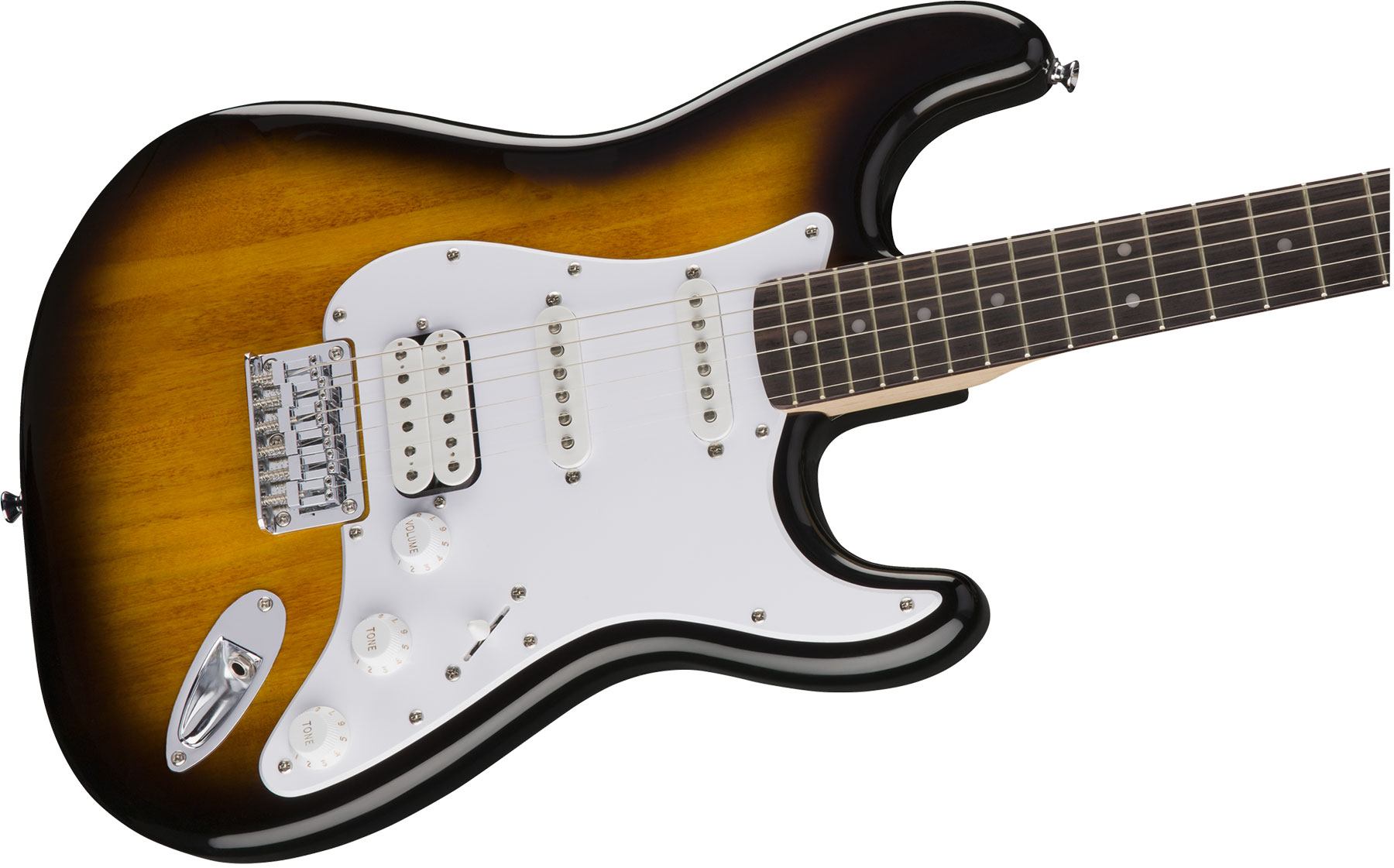 Squier Strat Bullet Ht Hss Rw - Brown Sunburst - Guitare Électrique Forme Str - Variation 2