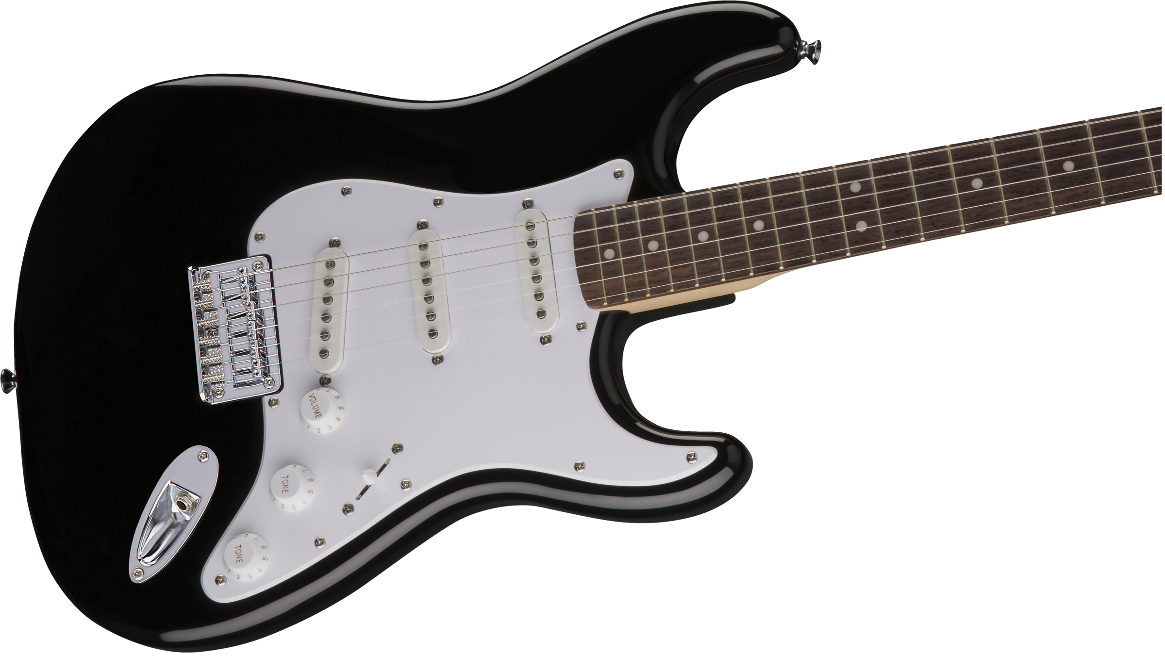 Squier Strat Bullet Ht 3s Lau - Black - Guitare Électrique Forme Str - Variation 3