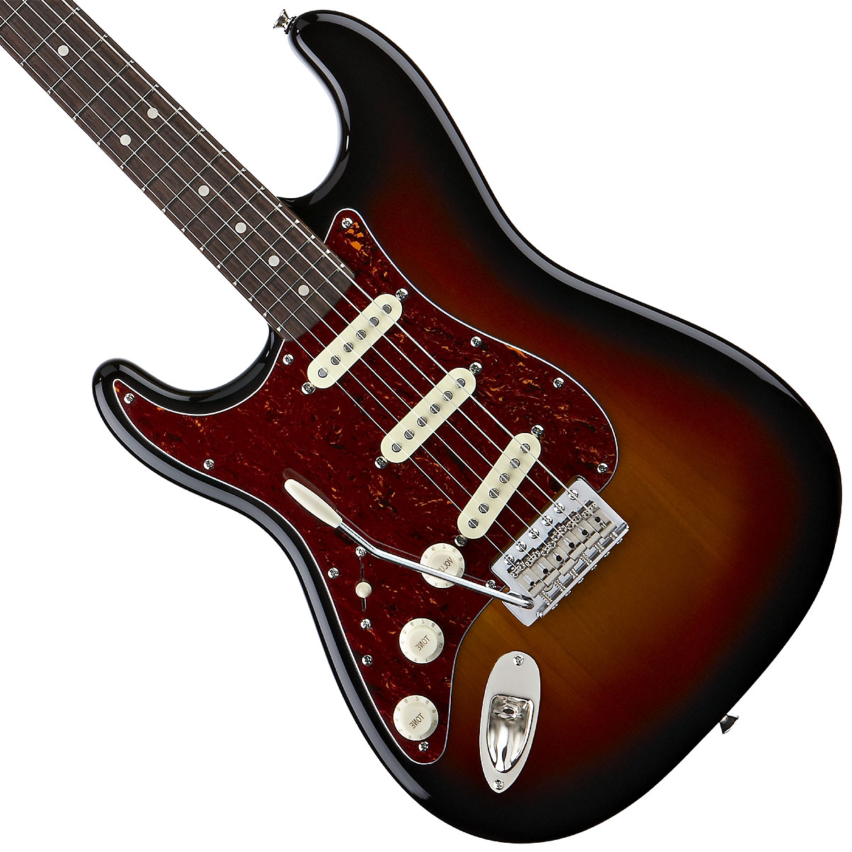 Squier Strat Classic Vibe '60s Lh Gaucher Sss Lau - 3-color Sunburst - Guitare Électrique Gaucher - Variation 1