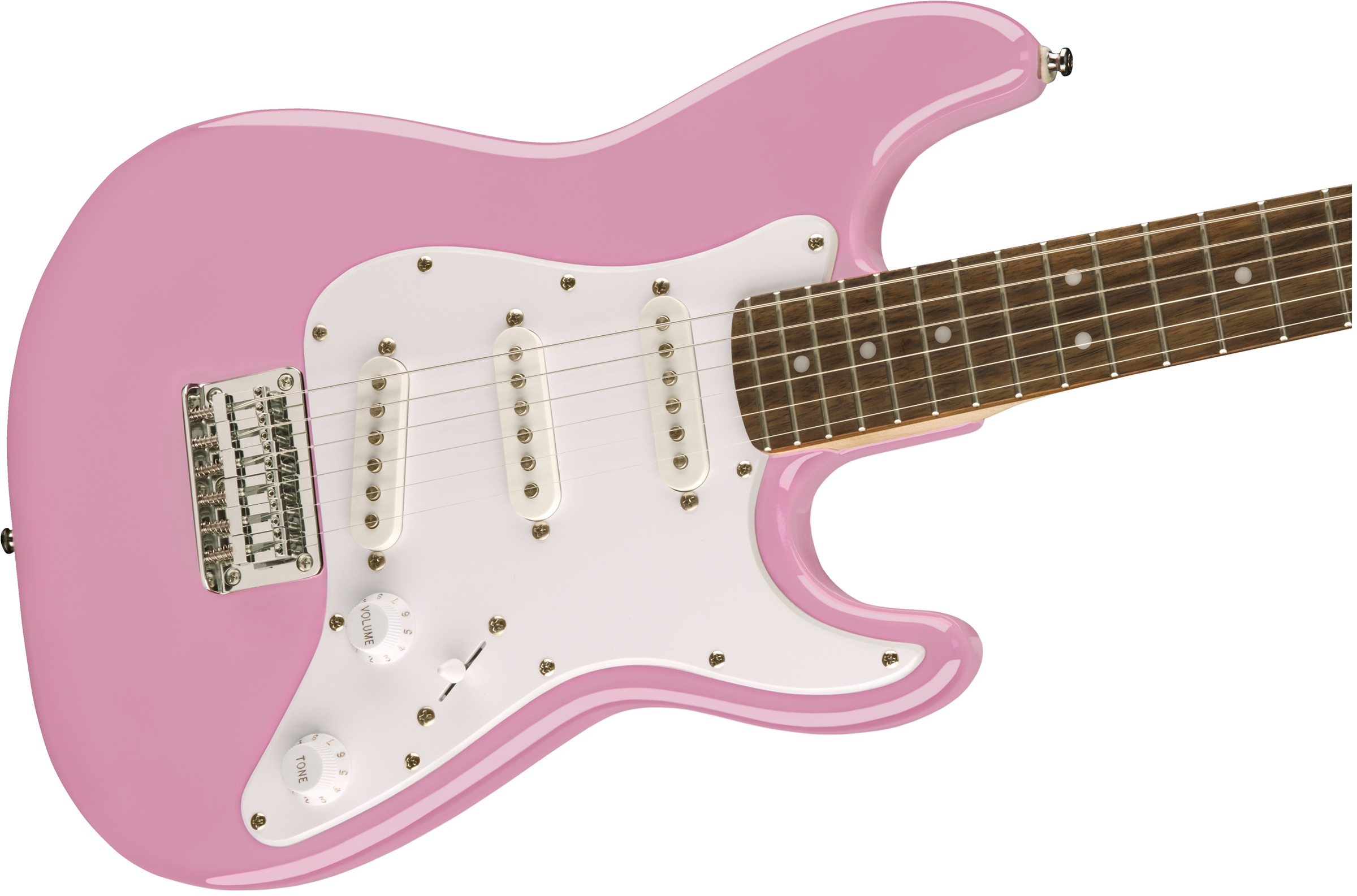 Squier Strat Mini V2 Sss Ht Rw - Pink - Guitare Électrique Enfant - Variation 2