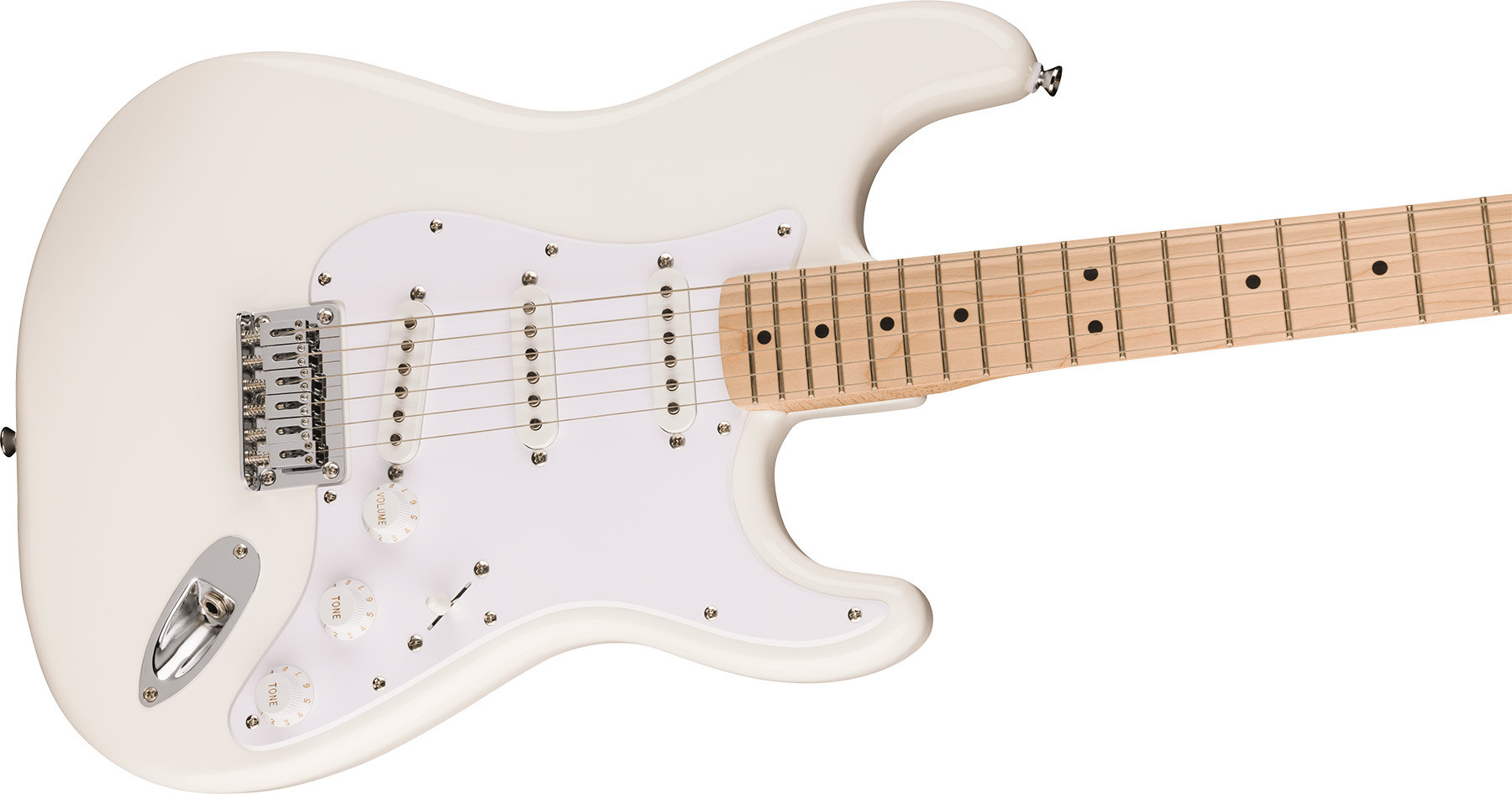 Squier Strat Sonic Hardtail 3s Ht Mn - Arctic White - Guitare Électrique Forme Str - Variation 2