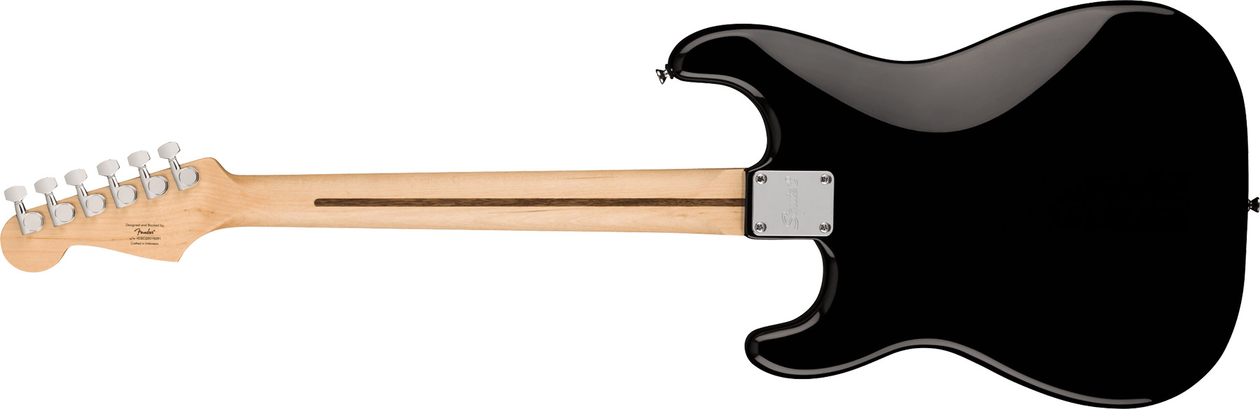Squier Strat Sonic Hardtail H Ht Lau - Black - Guitare Électrique Forme Str - Variation 1