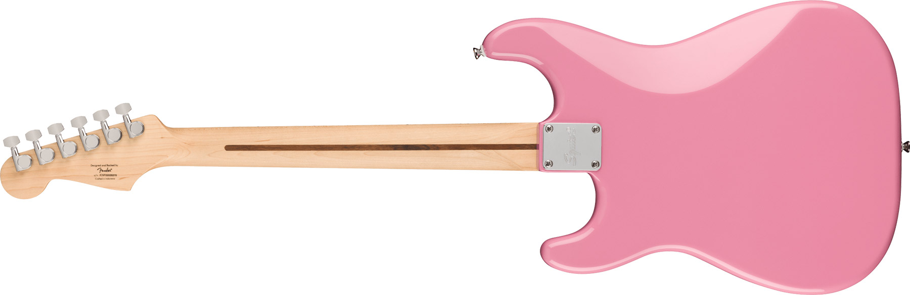 Squier Strat Sonic Hardtail H Ht Mn - Flash Pink - Guitare Électrique Forme Str - Variation 1