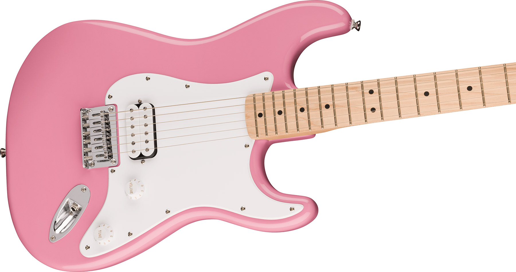 Squier Strat Sonic Hardtail H Ht Mn - Flash Pink - Guitare Électrique Forme Str - Variation 2