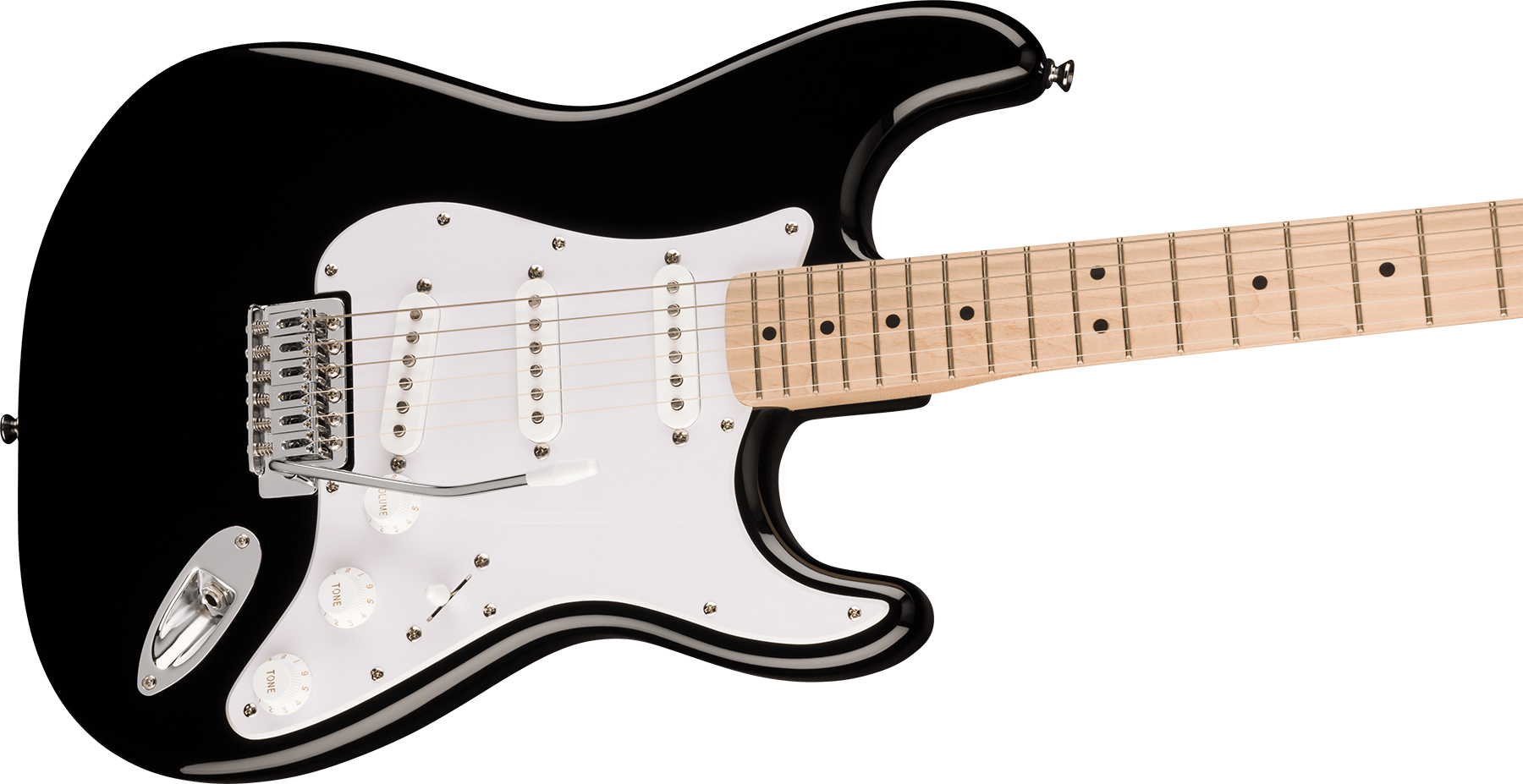 Squier Strat Sonic Lh Gaucher 3s Trem Mn - Black - Guitare Électrique Gaucher - Variation 2