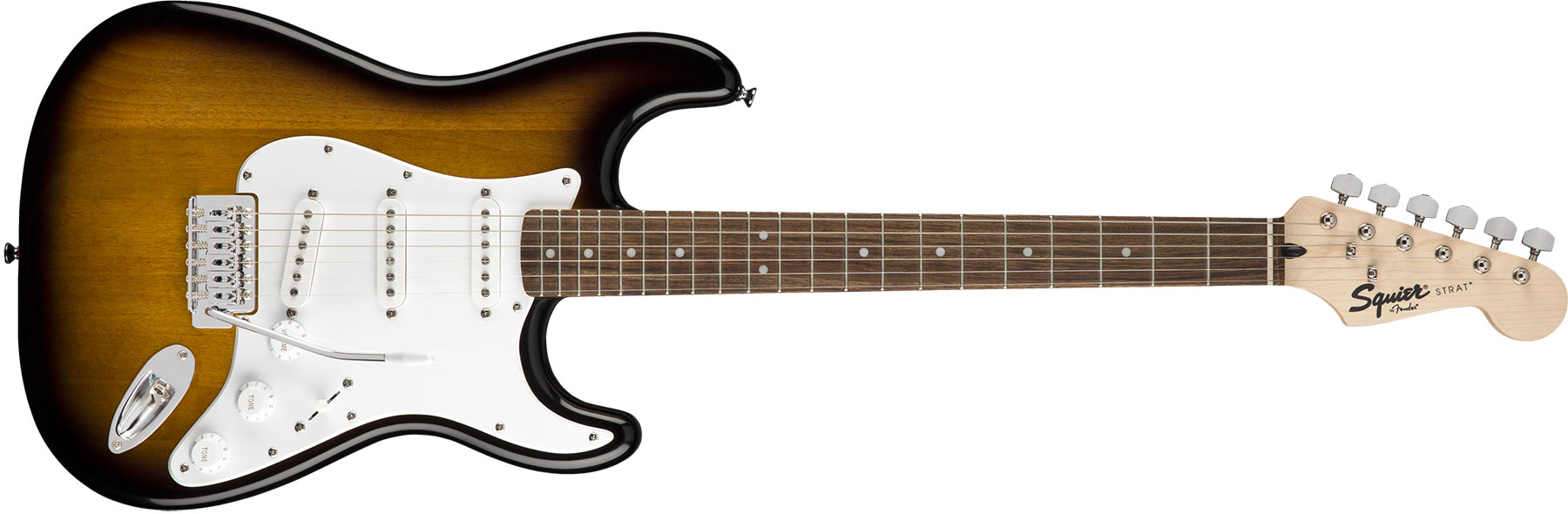 Squier Strat Sss Pack +fender Frontman 10g Trem Lau - Brown Sunburst - Pack Guitare Électrique - Variation 1