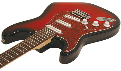 Squier Stratocaster Standard Left-handed (rw) - Antique Burst - Guitare Électrique Gaucher - Variation 2