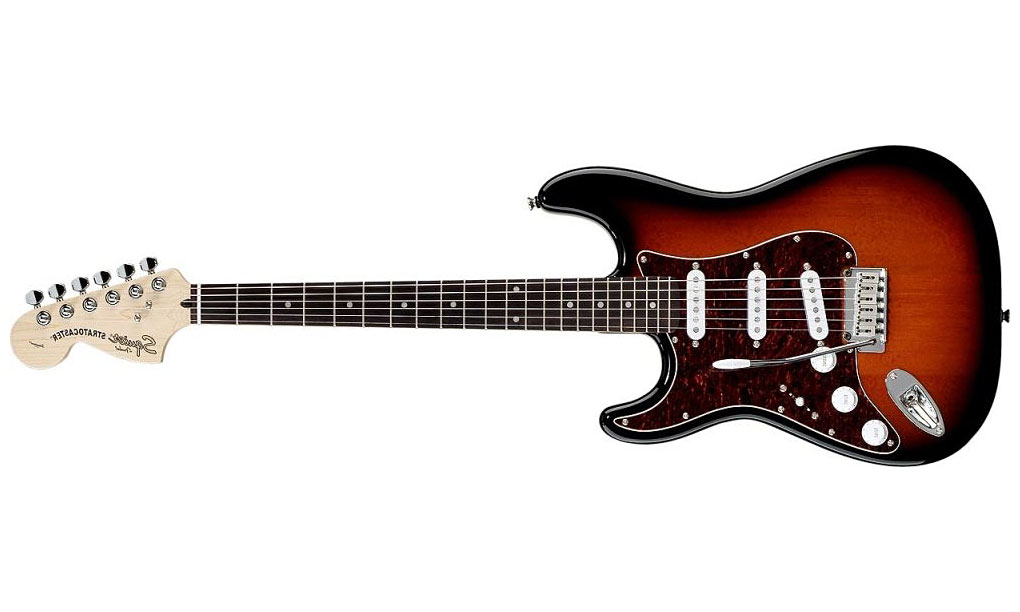 Squier Stratocaster Standard Left-handed (rw) - Antique Burst - Guitare Électrique Gaucher - Variation 1