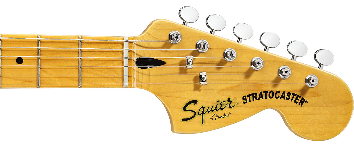 Squier Strat Vintage Modified '70s Mn - Black - Guitare Électrique Forme Str - Variation 2